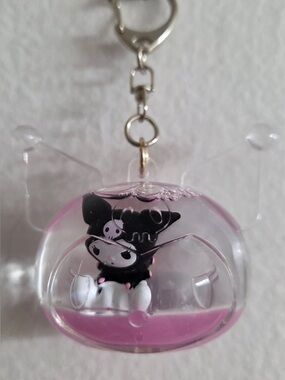 Kuromi Water Keychain